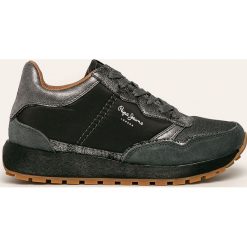 Pepe Jeans - Buty Dean Bass. Szare buty sportowe damskie Pepe Jeans, bez wzorów, z jeansu, sportowe. Za 349,90 zł.