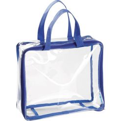 Shopper bag damskie: Shopper bag „Nya” w kolorze niebieskim – 28 x 24,5 x 8,5 cm
