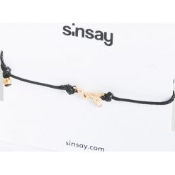 Bransoletka z ozdobą - Czarny. Czarne bransoletki damskie Sinsay. Za 5,00 zł.