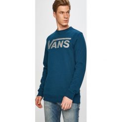 Vans - Bluza. Niebieskie bluzy męskie Vans, s, z nadrukiem, z bawełny, z okrągłym kołnierzem. W wyprzedaży za 179,90 zł.