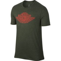KOSZULKA NIKE JORDAN WINGS 834476 383. Szare koszulki męskie marki Jordan, m, bez wzorów, bez kołnierzyka, bez rękawów. Za 99,00 zł.