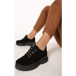Czarne Sneakersy Merellien. Czarne buty sportowe damskie Born2be, bez wzorów, sportowe. Za 99,99 zł.