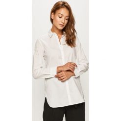 Marc O'Polo - Koszula. Białe bluzki damskie Marc O'Polo, bez wzorów, z elastanu, eleganckie, polo, z długim rękawem. W wyprzedaży za 349,90 zł.