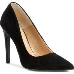 Szpilki R.POLAŃSKI - 0758 Black1. Czarne półbuty damskie R.Polański, z aplikacjami, ze skóry, bez obcasa, na obcasie, bez zapięcia. Za 219,00 zł.