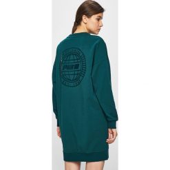 Puma - Sukienka. Szare sukienki damskie Puma, na co dzień, s, bez wzorów, z elastanu, casualowe, z okrągłym kołnierzem, bez rękawów, mini, proste. W wyprzedaży za 229,90 zł.