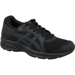 Asics Jolt 2 1012A151-003. Czarne buty sportowe damskie Asics, bez wzorów, z materiału, do biegania. W wyprzedaży za 179,99 zł.