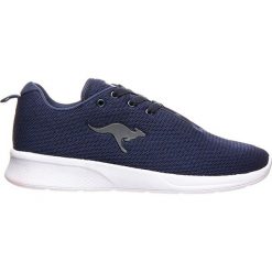 Sneakersy "KF-A Siema" w kolorze granatowym. Niebieskie trampki męskie KangaROOS, bez wzorów, na sznurówki. W wyprzedaży za 102,95 zł.
