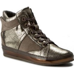 Sneakersy KHRIO - 162K1200VGXLQ Koala/Platino/T.Moro. Pomarańczowe sneakersy damskie marki Khrio, ze skóry. W wyprzedaży za 319,00 zł.