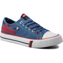 Trampki LEE COOPER - Low Cut 1 LCWL-19-530-032 Jeans Blue. Niebieskie półbuty damskie Lee Cooper, bez wzorów, z jeansu, bez zapięcia. Za 99,99 zł.