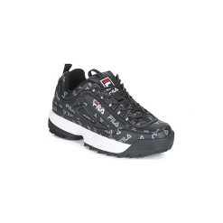 Buty Fila DISRUPTOR LOGO LOW WMN. Czarne trampki i tenisówki damskie Fila, bez wzorów, bez zapięcia. Za 458,20 zł.
