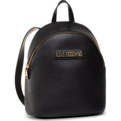 Plecak LOVE MOSCHINO - JC4267PP0AKM000A Nero/Oro. Czarne plecaki damskie Love Moschino, bez wzorów, ze skóry ekologicznej. W wyprzedaży za 559,00 zł.