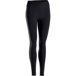 Legginsy bezszwowe do jogi. Niebieskie legginsy damskie DOMYOS, l, bez wzorów, z elastanu. Za 129,99 zł.