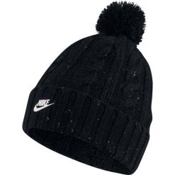 Czapka Nike Wmns Beanie (925422-010). Czarne czapki zimowe damskie Nike, na zimę, z nylonu. Za 79,99 zł.