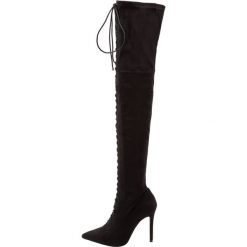 Buty zimowe damskie: Lipsy Kozaki na obcasie black