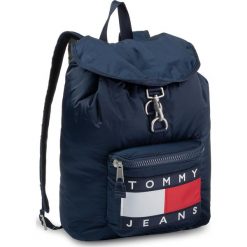 Plecak TOMMY JEANS - Tjw Heritage Backpack AW0AW07153 0I1. Niebieskie torby męskie skórzane Tommy Jeans, bez wzorów, z jeansu. W wyprzedaży za 379,00 zł.