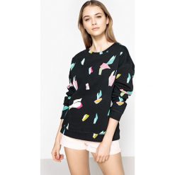 Bluza z nadrukiem. Szare kardigany damskie Pepe Jeans, m, z nadrukiem, z bawełny. Za 264,56 zł.