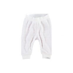 NAME IT Baby Spodnie polarowe NITUNNE bright white. Białe spodnie niemowlęce marki Name it, z bawełny. Za 39,00 zł.