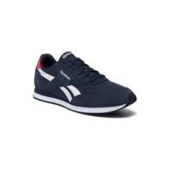 Reebok CL JOG EG6589. Niebieskie buty sportowe męskie Reebok, z zamszu, bez zapięcia. Za 229,99 zł.