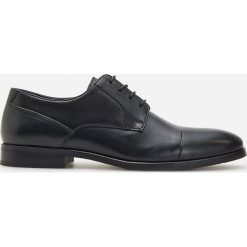Eleganckie półbuty derby - Czarny. Czarne buty wizytowe męskie Reserved, bez wzorów, eleganckie, bez zapięcia. Za 249,99 zł.
