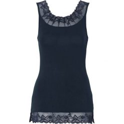 Cream Top Florence granatowy female niebieski XXL (46). Niebieskie bluzki damskie Cream, s, bez wzorów, z koronki, bez kołnierzyka, bez rękawów. Za 119,00 zł.