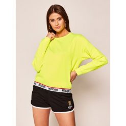 Bluza Moschino Underwear & Swim 1732 9015. Żółte bluzy damskie Moschino Underwear & Swim, xs, bez wzorów, z elastanu, bez rękawów, bez kaptura. Za 649,00 zł.