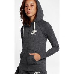 Nike - Bluza. Szare bluzy damskie Nike, s, bez wzorów, z bawełny, bez rękawów, z kapturem. Za 329,90 zł.