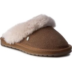 Kapcie EMU AUSTRALIA - Jolie Kids K11486 Chestnut. Pomarańczowe sandały dziewczęce EMU Australia, z wełny, bez zapięcia. W wyprzedaży za 169,00 zł.