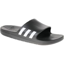Adidas Aqualette Slide cg3540 44,5 Czarne. Czarne kapcie męskie marki Adidas, z syntetyku. W wyprzedaży za 79,99 zł.