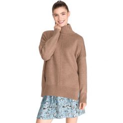 French Connection River Sweter Brązowy. Pomarańczowe bluzy damskie French Connection, xs, bez wzorów, z elastanu, bez rękawów, bez kaptura. Za 514,95 zł.