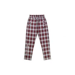 GRID PANTS. Czerwone spodnie damskie marki MAJORS, s. Za 200,00 zł.