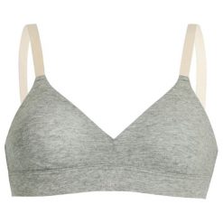 Biustonosz top Emporio Armani Underwear 163945 9P263 00748. Szare biustonosze Emporio Armani Underwear, bez wzorów. W wyprzedaży za 119,00 zł.