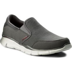 Półbuty SKECHERS - Persistent 51361/CHAR Charcoal. Szare półbuty męskie Skechers, na co dzień, bez wzorów, ze skóry ekologicznej, bez zapięcia. W wyprzedaży za 219,00 zł.