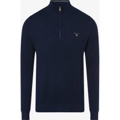 Gant - Sweter męski, niebieski. Niebieskie swetry męskie GANT, m, z dzianiny, eleganckie. Za 579,95 zł.