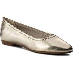 Baleriny VAGABOND - Sandy 4503-183-81 Gold. Żółte baleriny damskie marki Vagabond, z materiału, na płaskiej podeszwie. W wyprzedaży za 229,00 zł.
