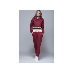 Dresowe bawełniane spodnie H002 bordo. Szare spodnie damskie Harmony, s, bez wzorów, z bawełny. Za 159,00 zł.