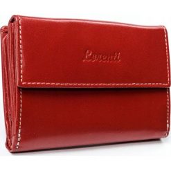 Skórzany portfel damski lorenti skóra naturalna rd-03-bal red. Czerwone portfele damskie LORENTI, bez wzorów, ze skóry. Za 105,90 zł.