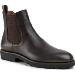 Sztyblety BOSS - Edenlug 50411073 10216136 01 Dark Brown 202. Pomarańczowe sztyblety męskie Boss, ze skóry, bez zapięcia. W wyprzedaży za 769,00 zł.