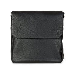 ECCO Bjorn - Czarny - 26x27x7cm - Torby. Czarne torby męskie skórzane ecco, w paski, ze skóry, eleganckie. W wyprzedaży za 549,00 zł.