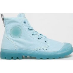 Palladium - Trampki. Różowe trampki i tenisówki damskie Palladium, bez wzorów, z gumy, na sznurówki. W wyprzedaży za 199,90 zł.