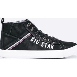 Big Star - Trampki. Czarne trampki męskie marki BIG STAR, z gumy, na sznurówki. W wyprzedaży za 99,90 zł.