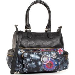 Torebka DESIGUAL - 20WAXACR 2000. Czarne torebki klasyczne damskie Desigual, bez wzorów, ze skóry ekologicznej, klasyczne, bez dodatków. Za 299,00 zł.