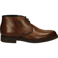 Botki męskie - 390 CRU BROW. Brązowe botki męskie Venezia, z gumy. Za 199,00 zł.