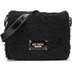TWINSET Cross body bag Czarny. Czarne torebki klasyczne damskie Twinset, w paski, z materiału, bez dodatków. Za 612,95 zł.