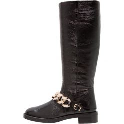 Högl Kowbojki i Buty motocyklowe black. Czarne kowbojki damskie HÖGL, z materiału. W wyprzedaży za 569,40 zł.