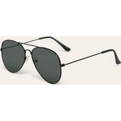 Answear - Okulary. Czarne okulary przeciwsłoneczne damskie ANSWEAR. Za 59,90 zł.