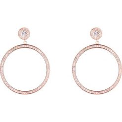 Kolczyki damskie: Pozłacane kolczyki-wkrętki z kryształkami Swarovski