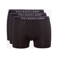 Polo Ralph Lauren 3-pack Bokserki Czarny. Czarne bokserki męskie Polo Ralph Lauren, bez wzorów, z elastanu. Za 176,95 zł.