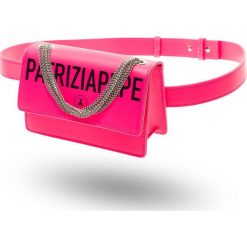NERKA Patrizia Pepe. Szare nerki damskie Patrizia Pepe, w paski, ze skóry, z nadrukiem, bez dodatków. Za 989,00 zł.