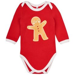 Garnamama Body Dziecięce Christmas, 80, Białe/Czerwone. Czerwone body niemowlęce marki Garnamama. W wyprzedaży za 22,00 zł.