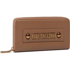 Duży Portfel Damski LOVE MOSCHINO - JC5604PP1ALD0200 Cuoio. Pomarańczowe portfele damskie Love Moschino, bez wzorów, ze skóry ekologicznej. Za 419,00 zł.